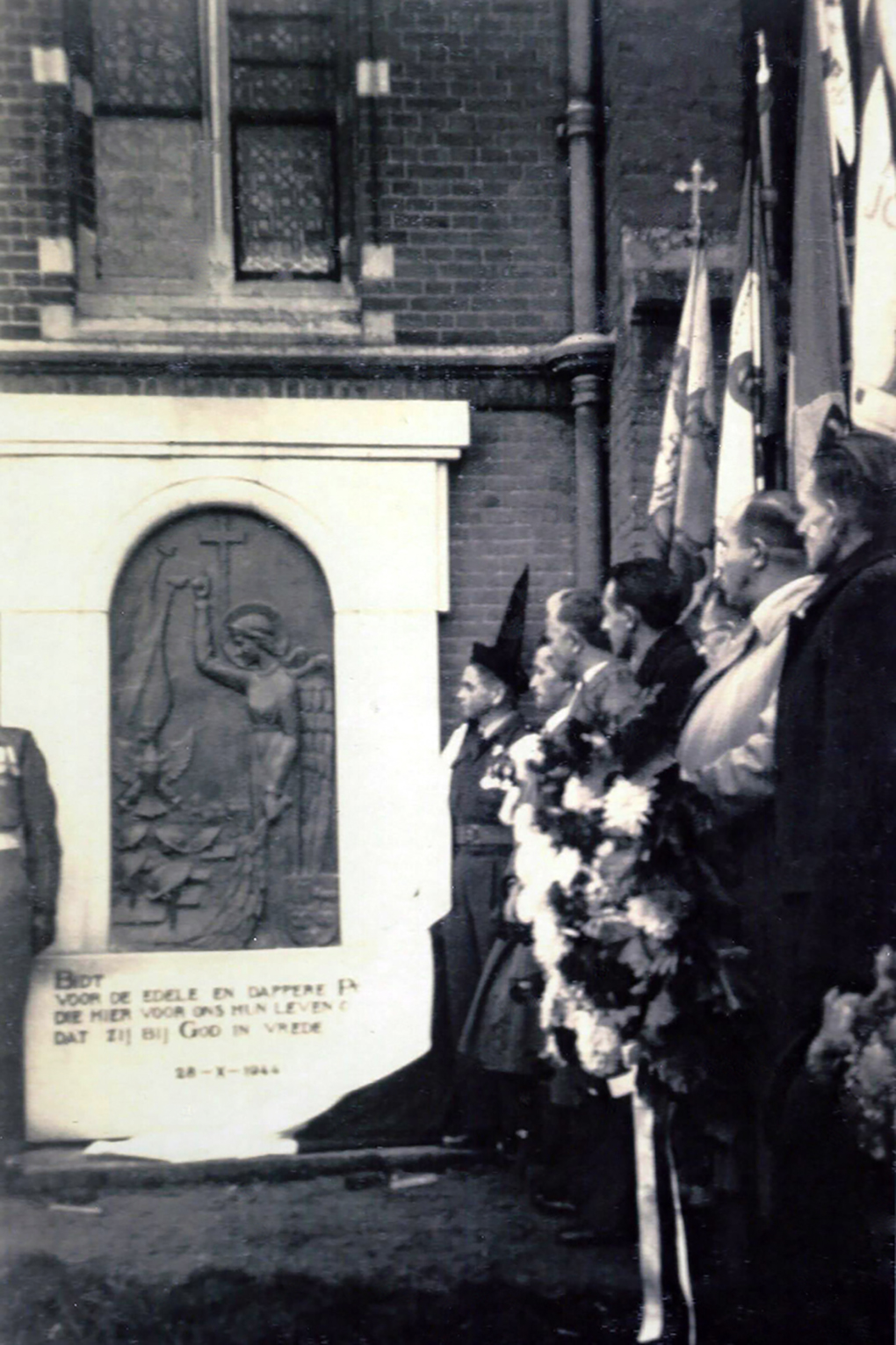 Het bevrijdings monument wat is geplaats om de aan de 1ste Poolse Pantser Divisie te gedenken die voor onze vrijheid zijn gesneuveld.Kl